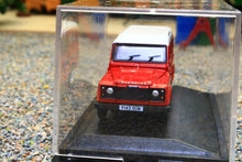 Load image into Gallery viewer, OXF76DEF018 Oxford Diecast 1:76 Scale Land Rover Defender 110 LWB Station Wagon in Masai Red