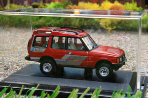 OXF76DS1001 Oxford Diecast 1:76 Scale land Rover Discovery 1 in Foxfire Red