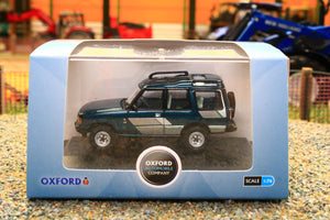 OXF76DS1003 Oxford Diecast 1:76 Scale Land Rover Discovery 1 in Marseilles Blue