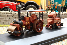 Load image into Gallery viewer, OXF76FSR007 Oxford Diecast 1:76 Scale Fowler Steam Roller and Coleman Flapper Cove