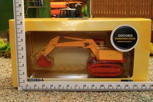 OXF76JCB7001 Oxford Diecast 176 Scale JCB 7 Vintage Swing Shovel on tracks