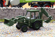 Load image into Gallery viewer, OXF76JCX002 Oxford Diecast 1:76 Scale JCB 3CX Backhoe (1980's) Army Version