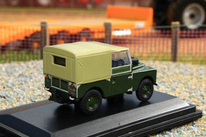 OXF76LAN188009 Oxford Diecast 1:76 Scale Land Rover 88 Canvas in Bronze Green