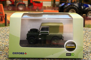 OXF76LAN188009 Oxford Diecast 1:76 Scale Land Rover 88 Canvas in Bronze Green