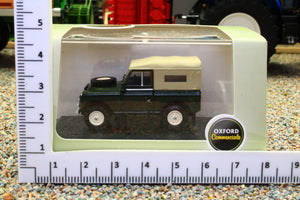 OXF76LR2AS005 Oxford Die Cast 1:76 Scale Land Rover Series IIA SWB with Canvas Bronze Green