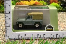 Load image into Gallery viewer, OXF76LR3S003 Oxford Diecast 1:76 scale Land Rover Series III in Med Grey with canvas