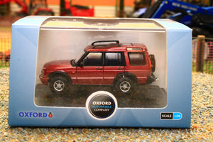 OXF76LRD2003 Oxford Diecast 1:76 Scale Land Rover Discovery 2 in Alveston Red