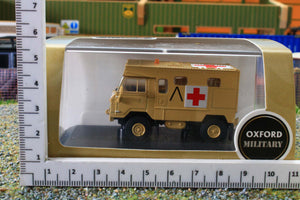 OXF76LRFCA001 Oxford Diecast 1:76 Scale Land Rover Forward Control FC Ambulance Gulf War