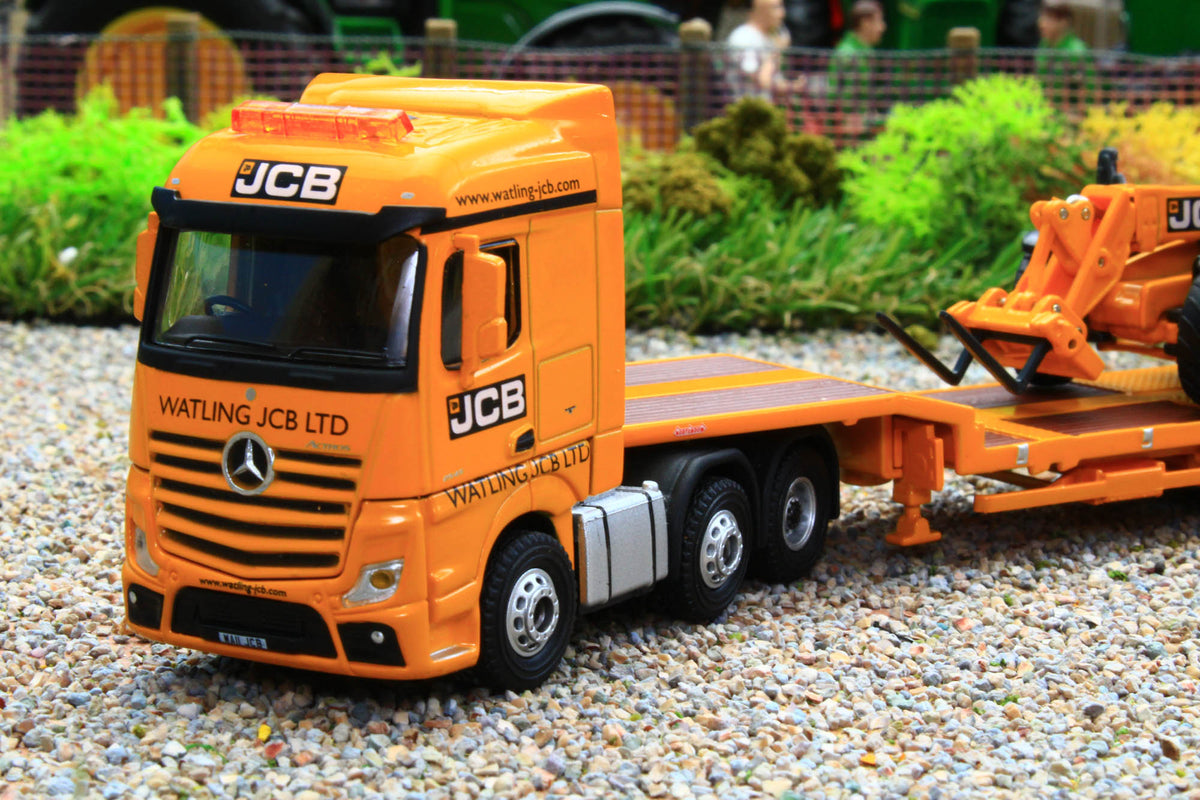 OXF76MB012 Oxford Diecast 176 Scale Mercedes Actros Semi Low Loader Lo ...