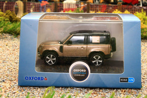OXF76ND90003 Oxford Diecast 1:76 Scale Land Rover New Defender 90 in Godwana Stone