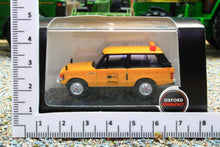 Load image into Gallery viewer, OXF76RCL005 Oxford Diecast 1:76 Scale Range Rover Classic &#39;AA Relay&#39; Livery