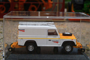 OXF76ROR002B Oxford Diecast 1:76 Scale Land Rover Defender Network Rail Road Rail Version