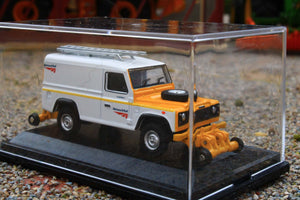 OXF76ROR002B Oxford Diecast 1:76 Scale Land Rover Defender Network Rail Road Rail Version