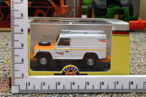 OXF76ROR002B Oxford Diecast 1:76 Scale Land Rover Defender Network Rail Road Rail Version