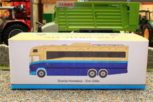 Load image into Gallery viewer, OXF76SCA01HB Oxford Diecast 1:76 Scale Scania 380 Lorry Horsebox Eric Gillie Livery