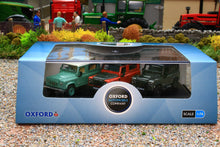 Load image into Gallery viewer, OXF76SET47 Oxford Diecast 1:76 Scale Land Rover Defender 90 Heritage Set