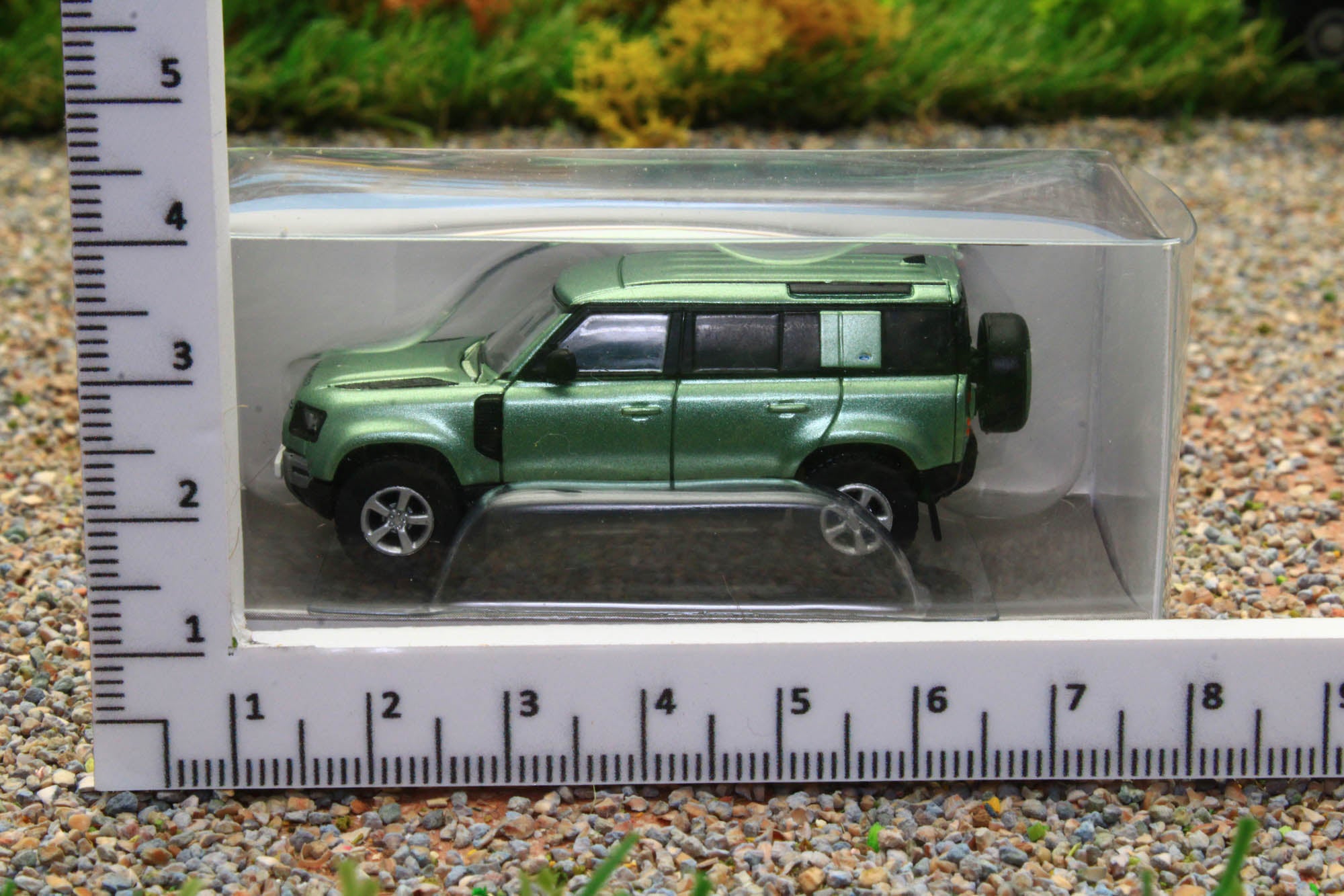 PCX870389 IXO 1:87 Scale New Land Rover Defender 110 In Metallic Green ...