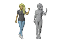 Load image into Gallery viewer, PYO124 Figure 1:32 Scale - Female Figure Standing (Requires Painting)