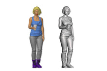 Load image into Gallery viewer, PYO149 Figure 1:32 Scale - Woman Drinking Coffee (Requires Painting)
