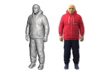Load image into Gallery viewer, PYO159 Figure 1:32 Scale - Man Wearing Hoody (Requires Painting)