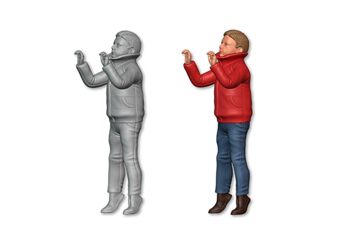 PYO618 Figure 1:32 Scale - Child On Tip Toe (Requires Painting ...