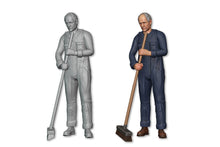 Load image into Gallery viewer, PYO626 Figure 1:32 Scale - Man with Broom (Requires Painting)