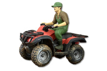 Load image into Gallery viewer, PYOS135 1:32 Scale Set of 1 x Rider on Quadbike (Requires Painting)
