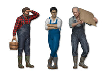 Load image into Gallery viewer, PYOS192 Figure Set 1:32 Scale - 3 x Farm Workers (Requires Painting)