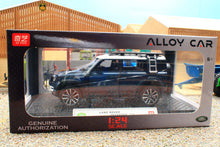 Load image into Gallery viewer, QXT2401014B QY 1:24 Scale Land Rover Defender 110 in Blue with Lights and sound