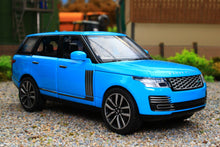 Load image into Gallery viewer, QXT2401016B QY 1:32 Scale Range Rover 50th Anniversary version in Blue with lights and sound