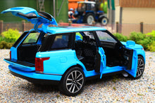 Load image into Gallery viewer, QXT2401016B QY 1:32 Scale Range Rover 50th Anniversary version in Blue with lights and sound