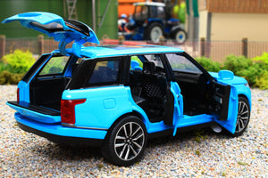 QXT2401016B QY 1:32 Scale Range Rover 50th Anniversary version in Blue with lights and sound