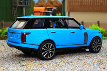 Load image into Gallery viewer, QXT2401016B QY 1:32 Scale Range Rover 50th Anniversary version in Blue with lights and sound