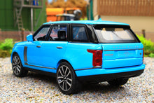 Load image into Gallery viewer, QXT2401016B QY 1:32 Scale Range Rover 50th Anniversary version in Blue with lights and sound