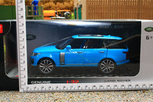 Load image into Gallery viewer, QXT2401016B QY 1:32 Scale Range Rover 50th Anniversary version in Blue with lights and sound