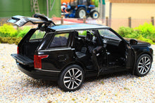 Load image into Gallery viewer, QXT2401016K QY 1:32 Scale Range Rover 50th Anniversary version in Black with lights and sound