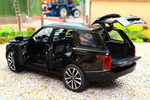 QXT2401016K QY 1:32 Scale Range Rover 50th Anniversary version in Black with lights and sound