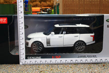 Load image into Gallery viewer, QXT2401016W QY 1:32 Scale Range Rover 50th Anniversary version in White with lights and sound