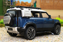 Load image into Gallery viewer, QXT2401017B QY 1:32 Scale New Land Rover Defender 110 in Blue with lights and sound