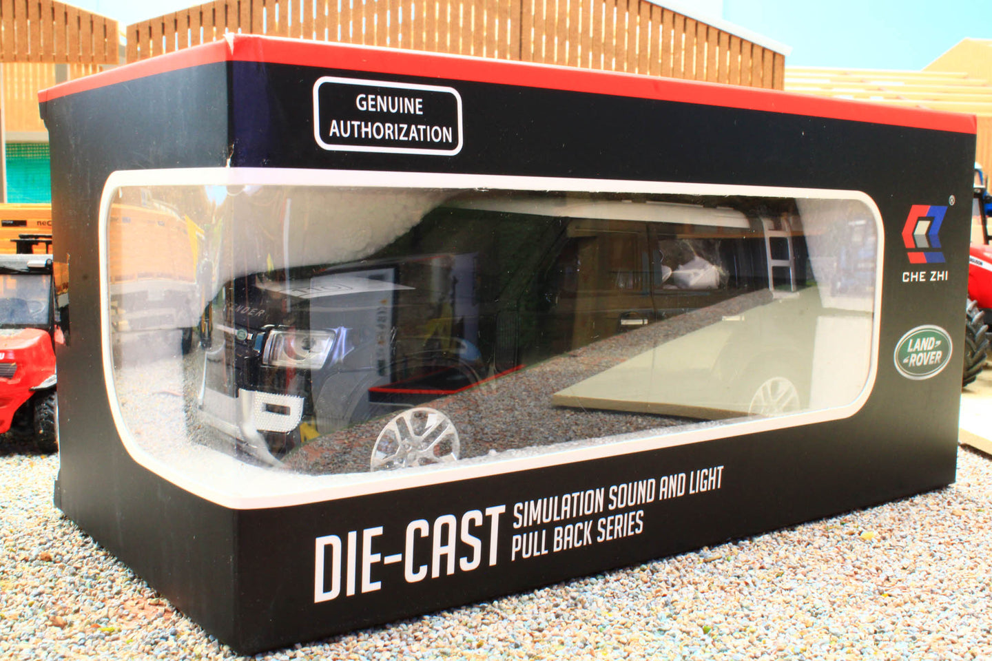 QXT2403214K QY 1:24 Scale Land Rover Defender 110 Outdoor Edition with accessories in Black
