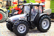 Load image into Gallery viewer, ROS 1:32 scale Hurlimann XB Max 100 4WD tractor model with black cab large treaded tyres and detailed farm machinery styling