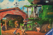 Load image into Gallery viewer, RA16839 Ravensburger John Deere Now &amp; Then Combine Puzzle 1000pc