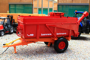 REP069 Replicagri 1:32 Scale Brimont BB8SE Tipping Trailer with Auger