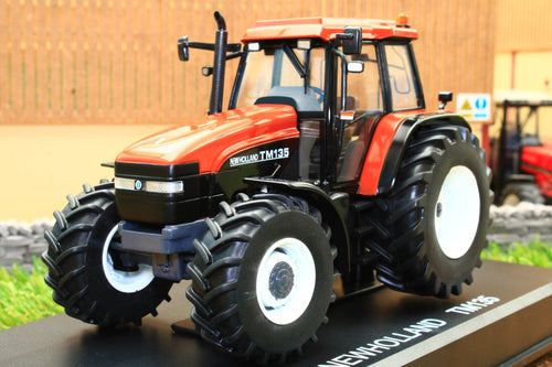REP221 REPLICAGRI NEW HOLLAND TM135 TRACTOR IN TERRACOTA