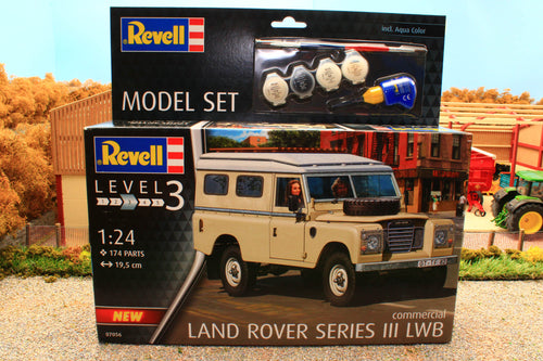 REV07056 Revell 124th Scale Land Rover Series III LWB Commercial Kit (with paints)