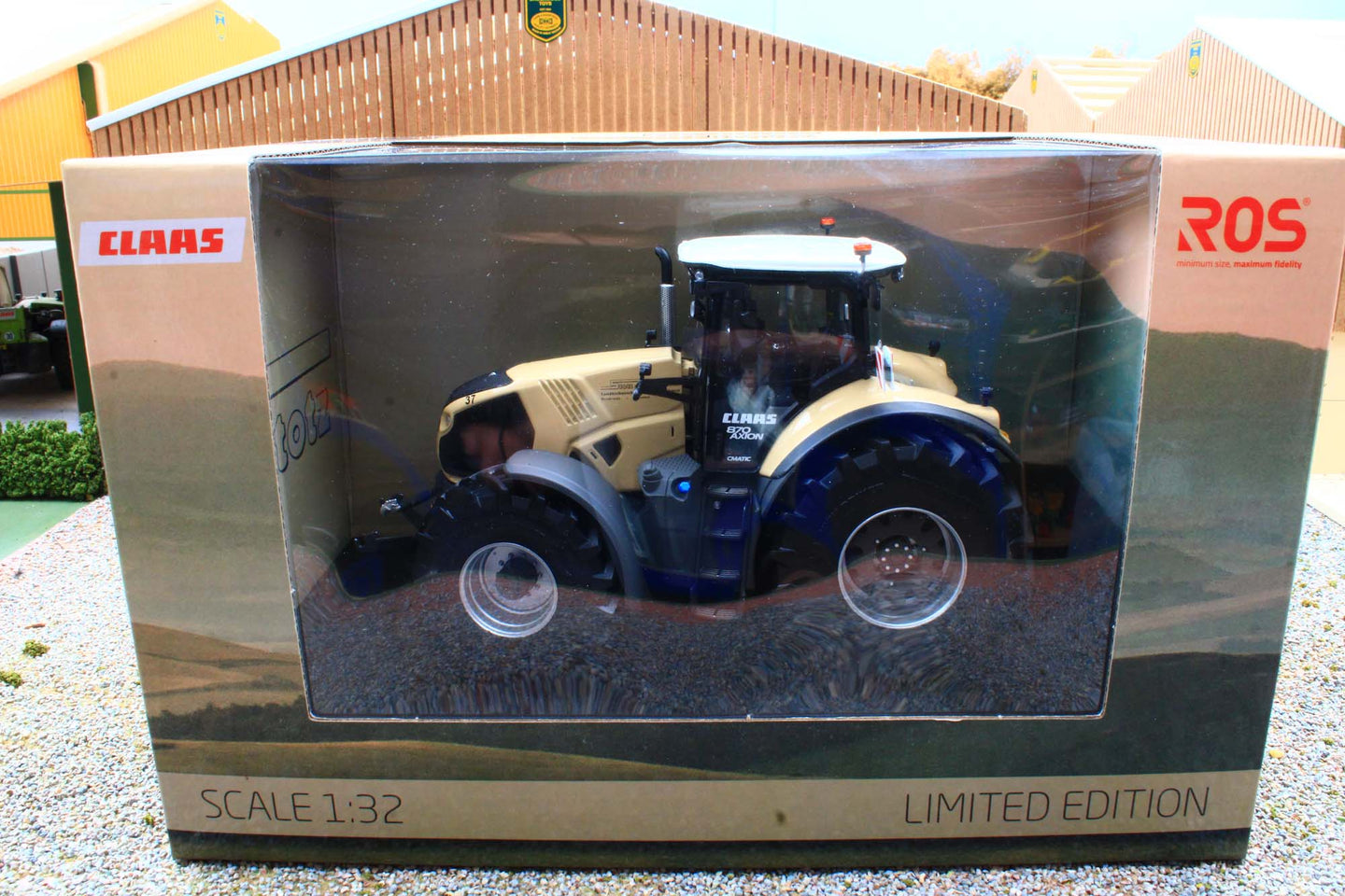 ROS302341 ROS 1:32 Scale Claas Axion Stotz 4WD Tractor ** Limited Edition 999pcs **