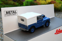 Load image into Gallery viewer, SCH26701 Schuco 1:64 Scale Land Rover 88 in Blue