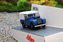 Load image into Gallery viewer, SCH26701 Schuco 1:64 Scale Land Rover 88 in Blue