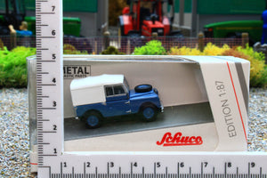 SCH26701 Schuco 1:64 Scale Land Rover 88 in Blue
