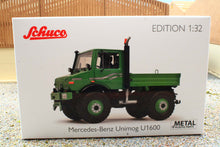 Load image into Gallery viewer, SCH7873 Schuco 1:32 Scale Mercedes Benz Unimog U1600 in Green